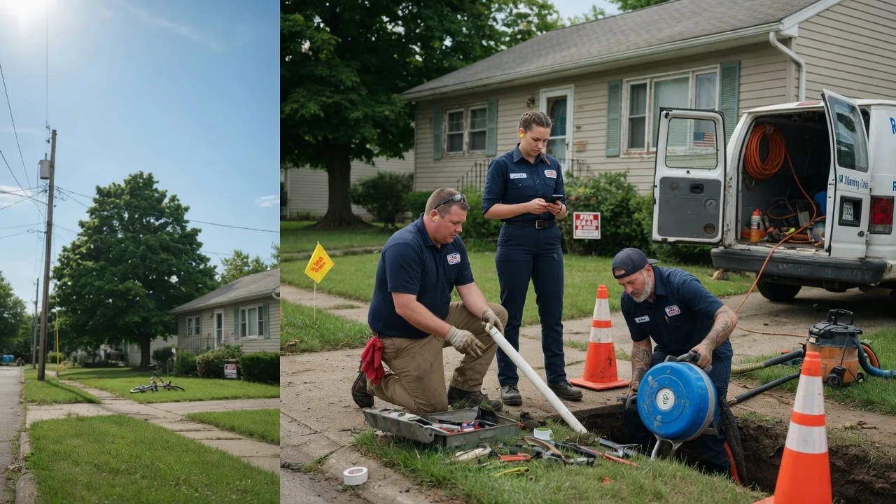 Sewer Line Repair in Red Bud, IL near me